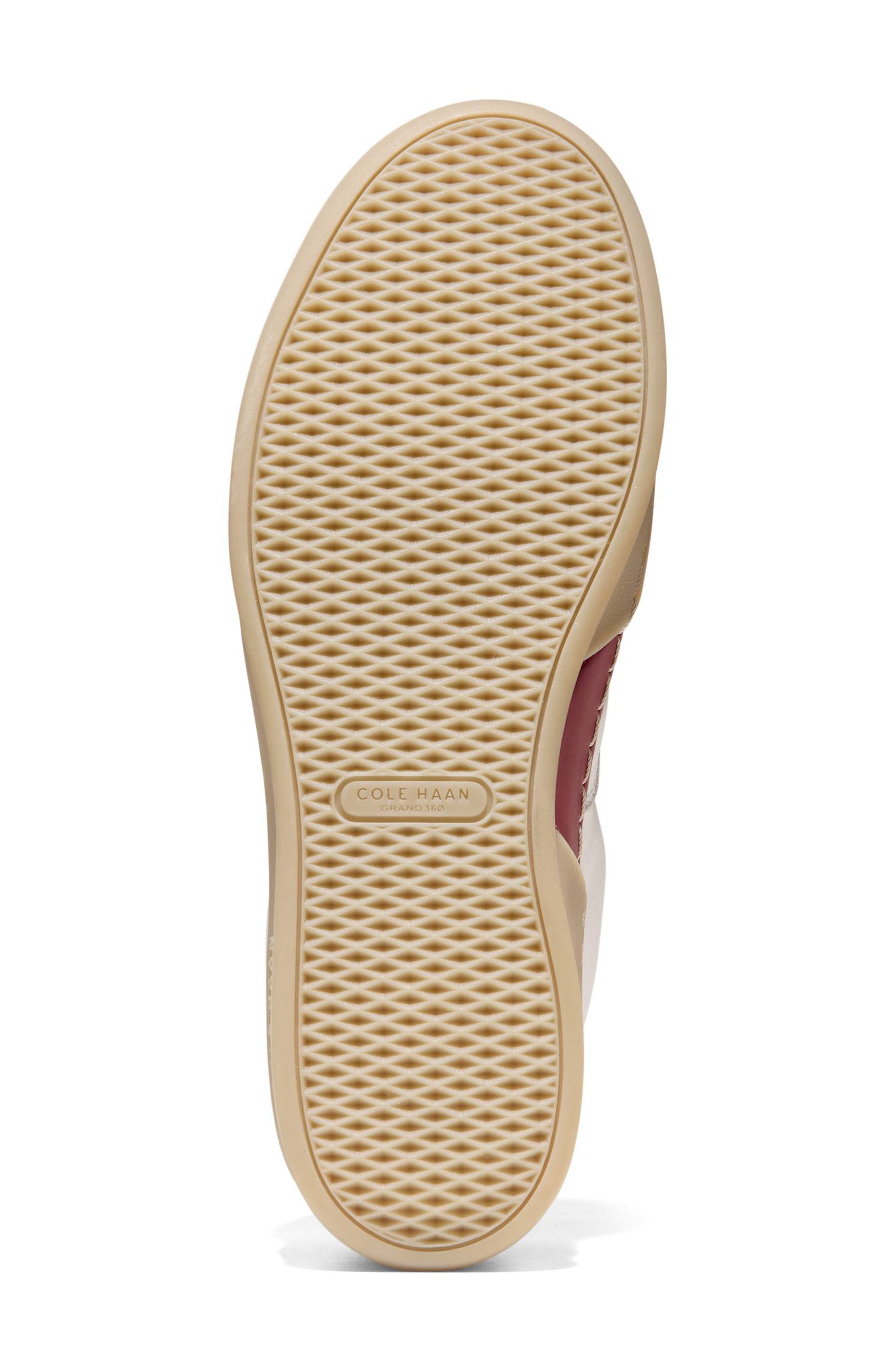 Cole Haan Grand Crosscourt Turf Sneaker, Alternate, color, White/ Claret
