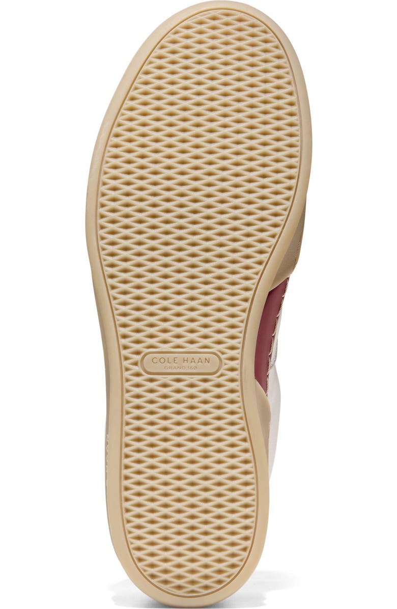 Cole Haan Grand Crosscourt Turf Sneaker, Alternate, color, White/ Claret