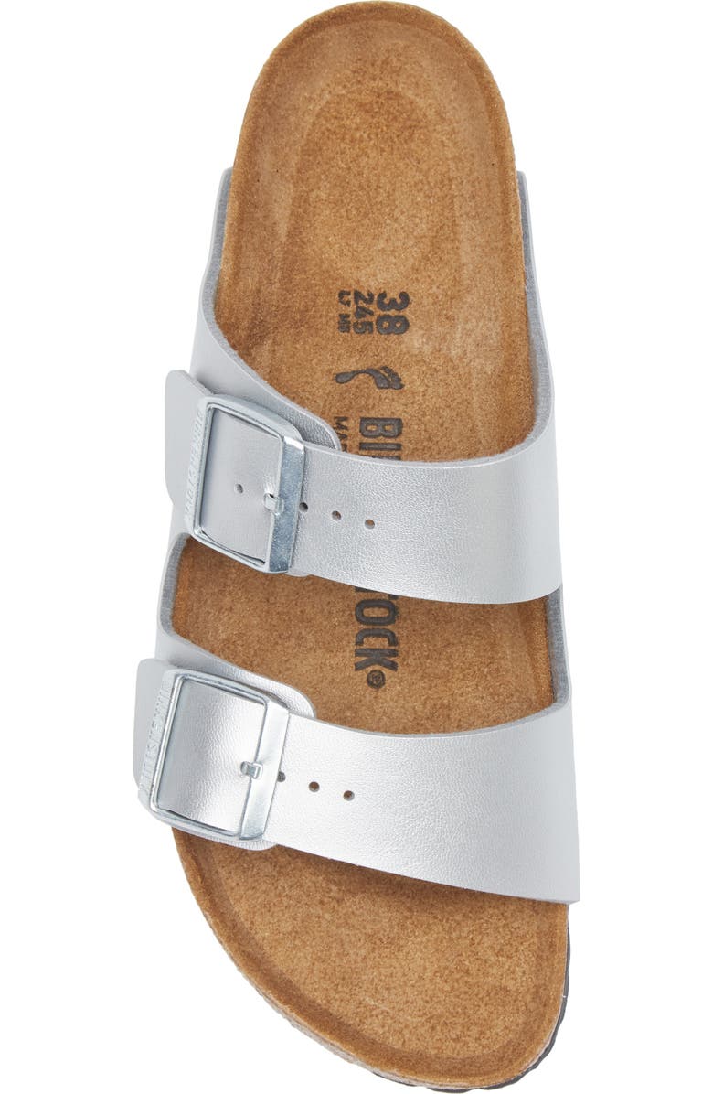 Birkenstock Arizona Sandal, Alternate, color, Silver