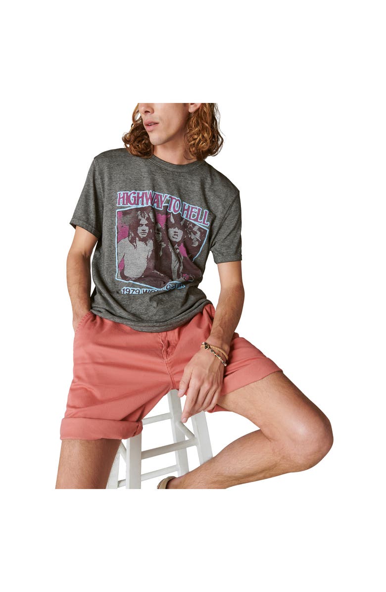 Lucky Brand AC/DC Highway to Hell Cotton Graphic T-Shirt, Alternate, color,
