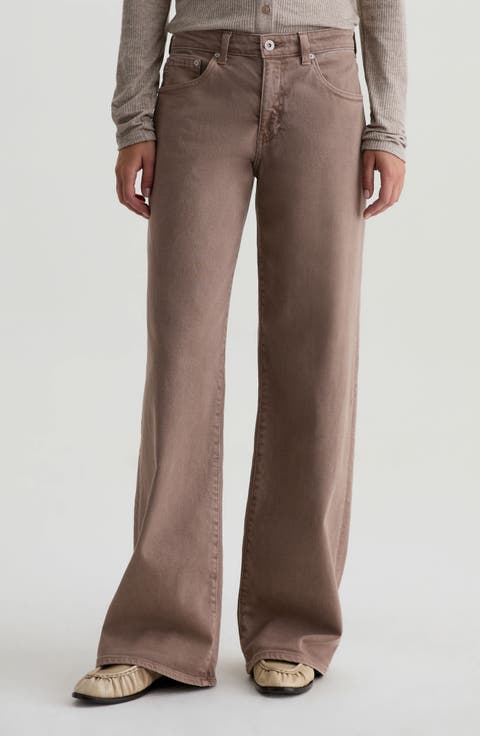 Adria Low Rise Relaxed Wide Leg Jeans