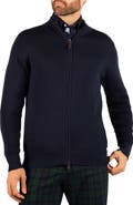 TailorByrd Fine Knit Full Zip Sweater