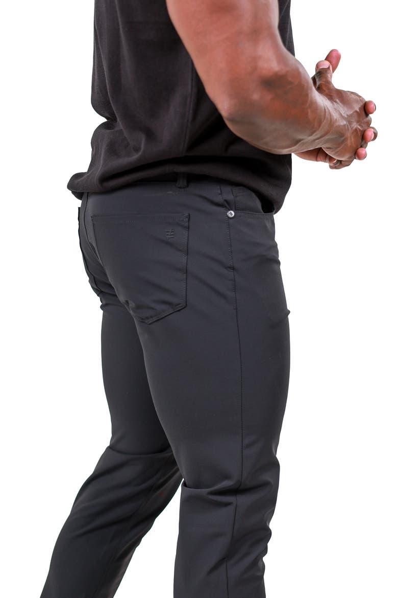 Marthyr Slim Fit Pants, Alternate, color, BLACK