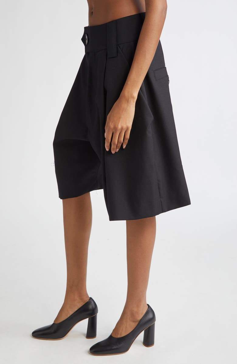 Vaquera Baby Suiting Wool Shorts, Alternate, color, 