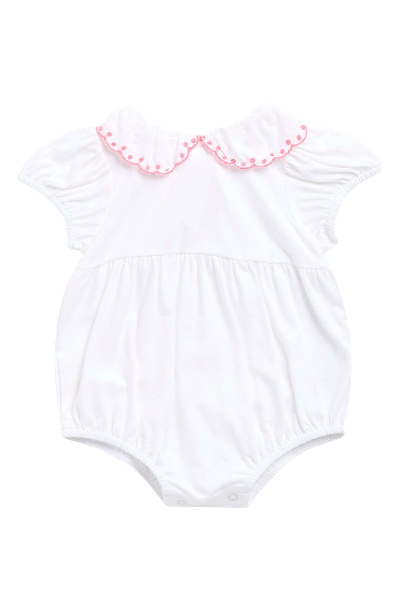 Little Me Peter Pan Collar Bubble Romper & Headband Set