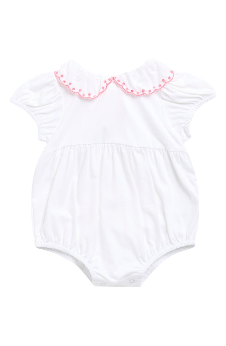 Little Me Peter Pan Collar Bubble Romper & Headband Set, Main, color, 