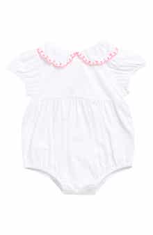 Little Me Peter Pan Collar Bubble Romper & Headband Set