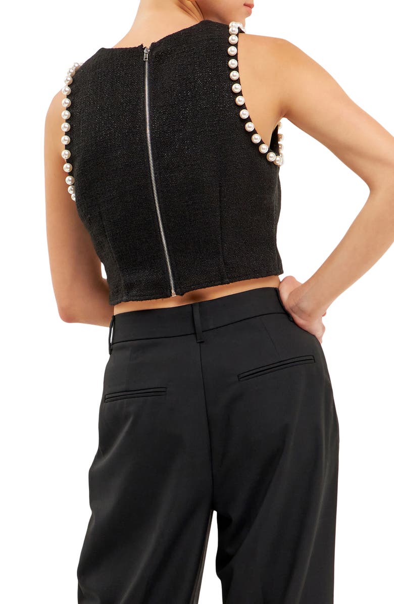 Endless Rose Beaded Crop Top, Alternate, color, 