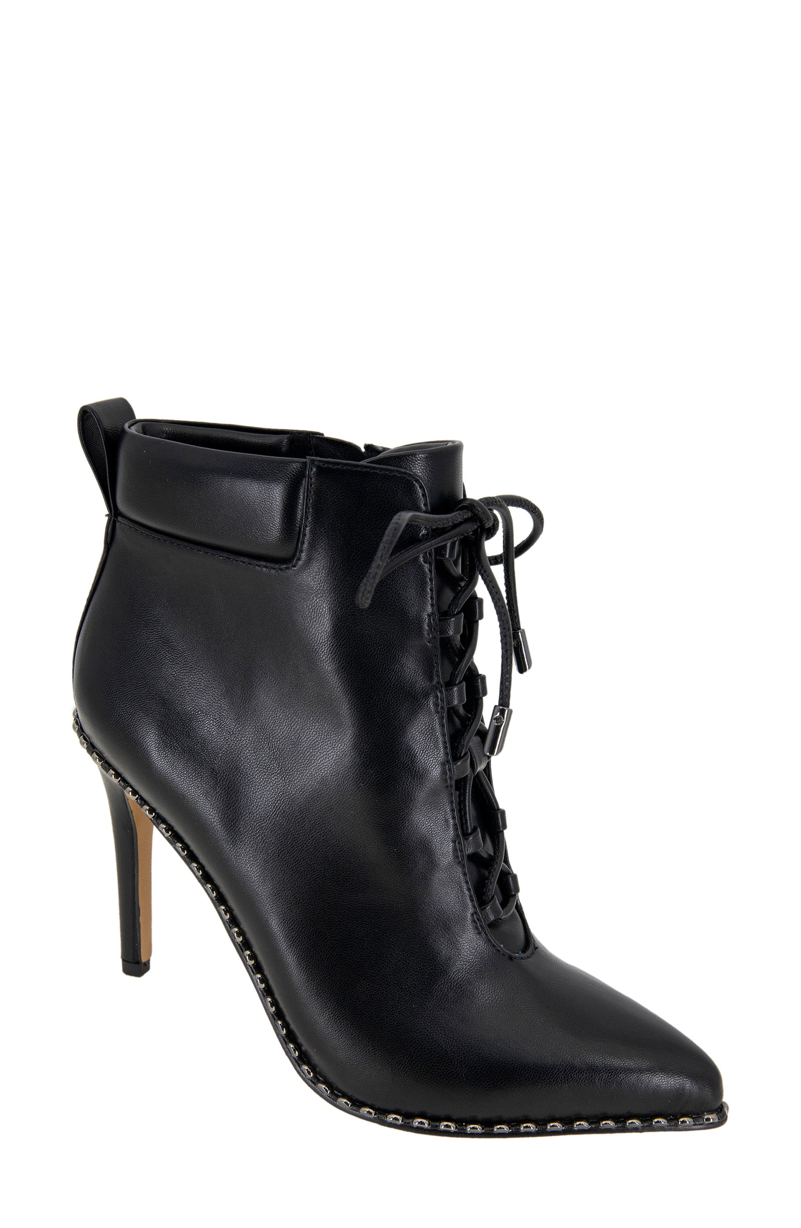 BCBGeneration Hinna Pointy Toe Lace-Up Bootie, Main, color, 