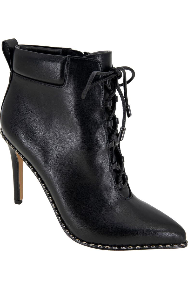 BCBGeneration Hinna Pointy Toe Lace-Up Bootie, Main, color,