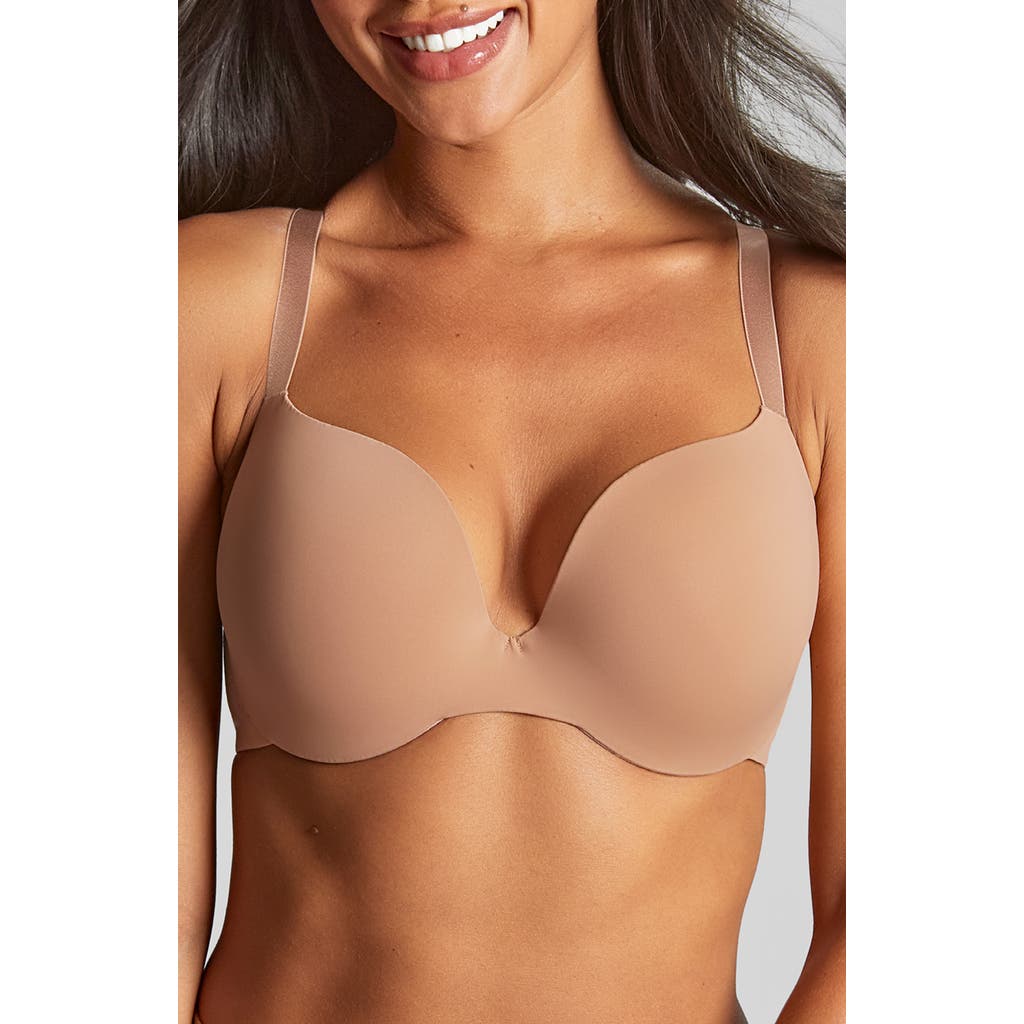 Panache 365 Underwire Smooth & Seamless Plunge T-Shirt Bra in Honey  product