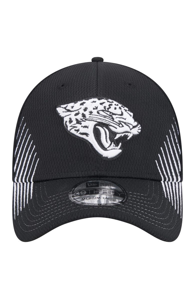 New Era Men's New Era Black Jacksonville Jaguars Active 39THIRTY Flex Hat, Alternate, color,