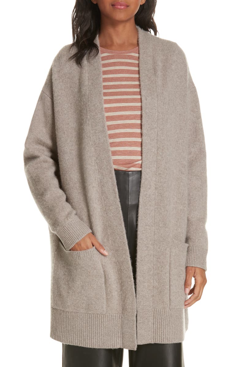 Vince Patch Pocket Cashmere Cardigan, Main, color, 