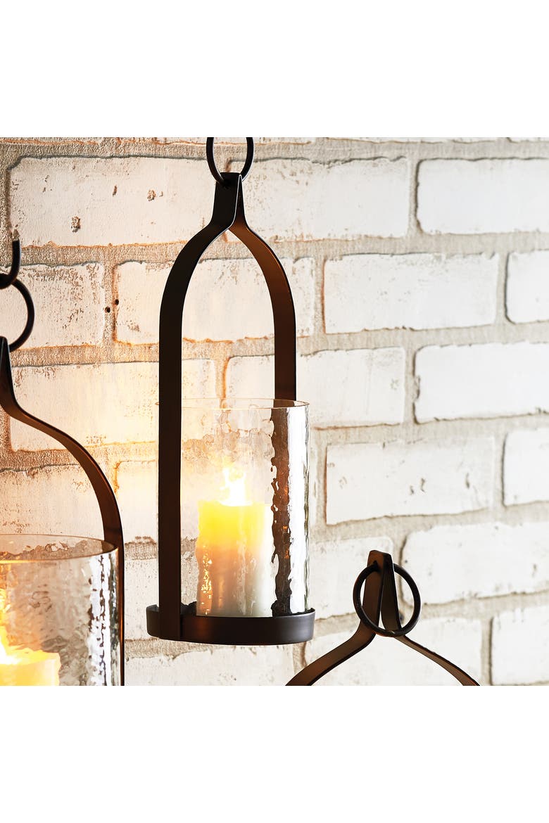 Steeple Lantern 12", Alternate, color, Black