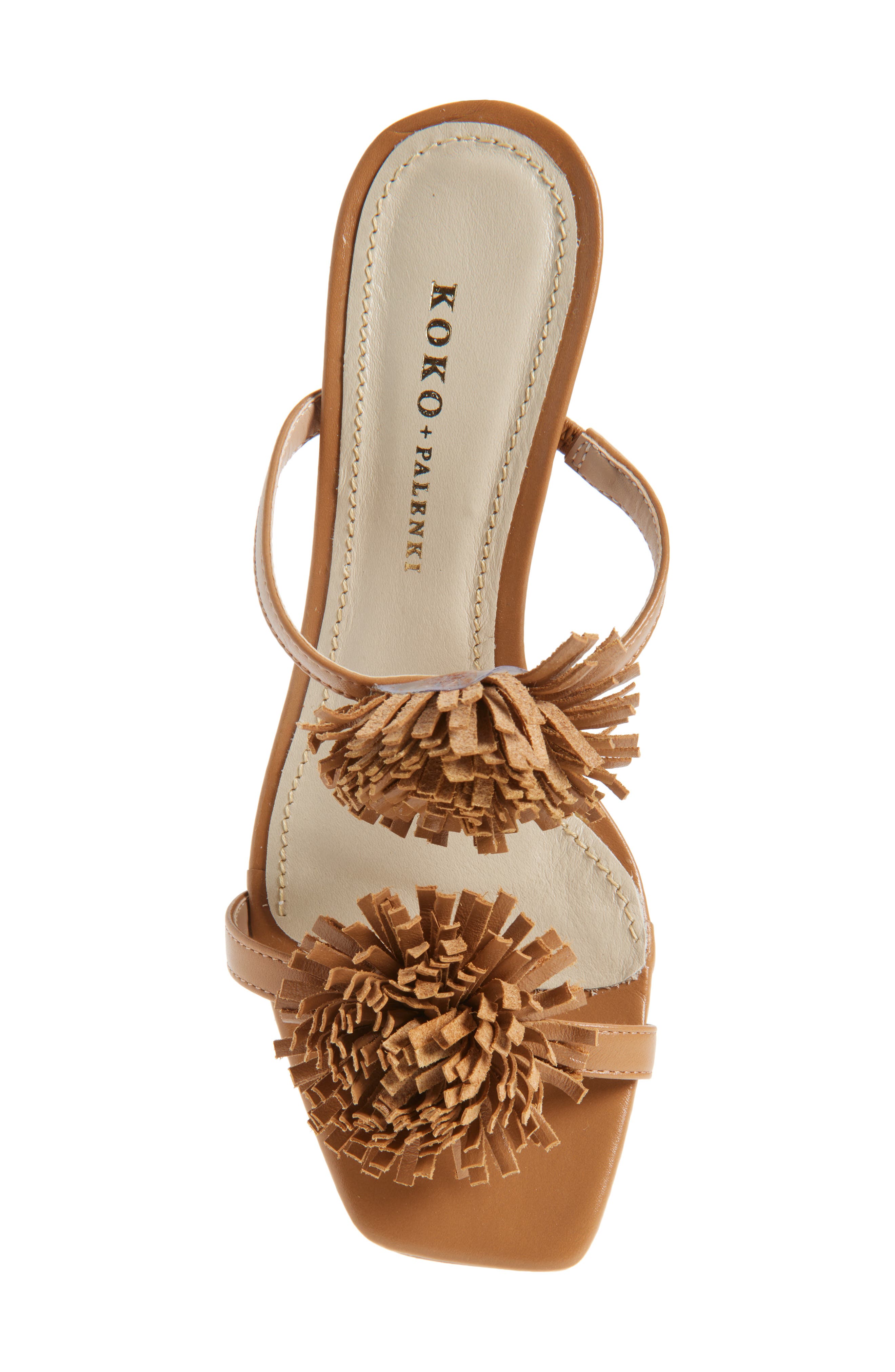 KOKO + PALENKI Aliza Slide Sandal, Alternate, color, Tan Leather
