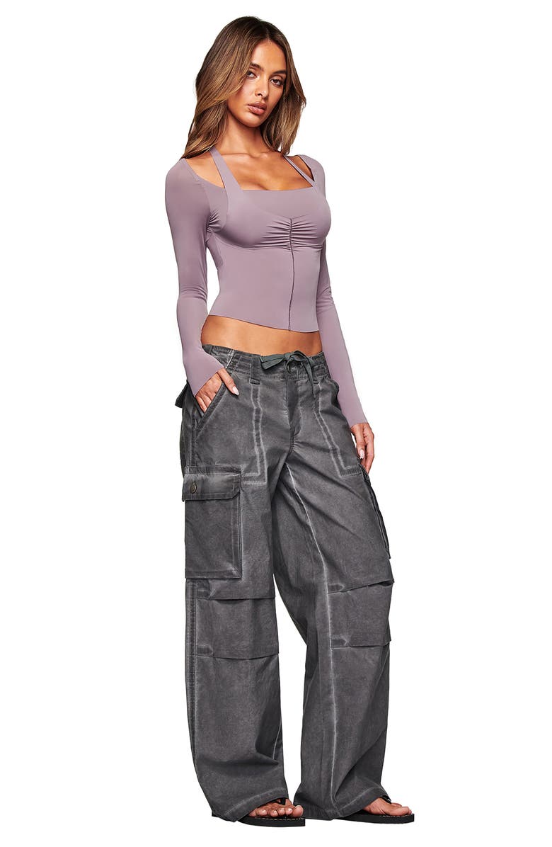 I.AM.GIA Jaxxon Stretch Cotton Cargo Pants, Alternate, color, Black