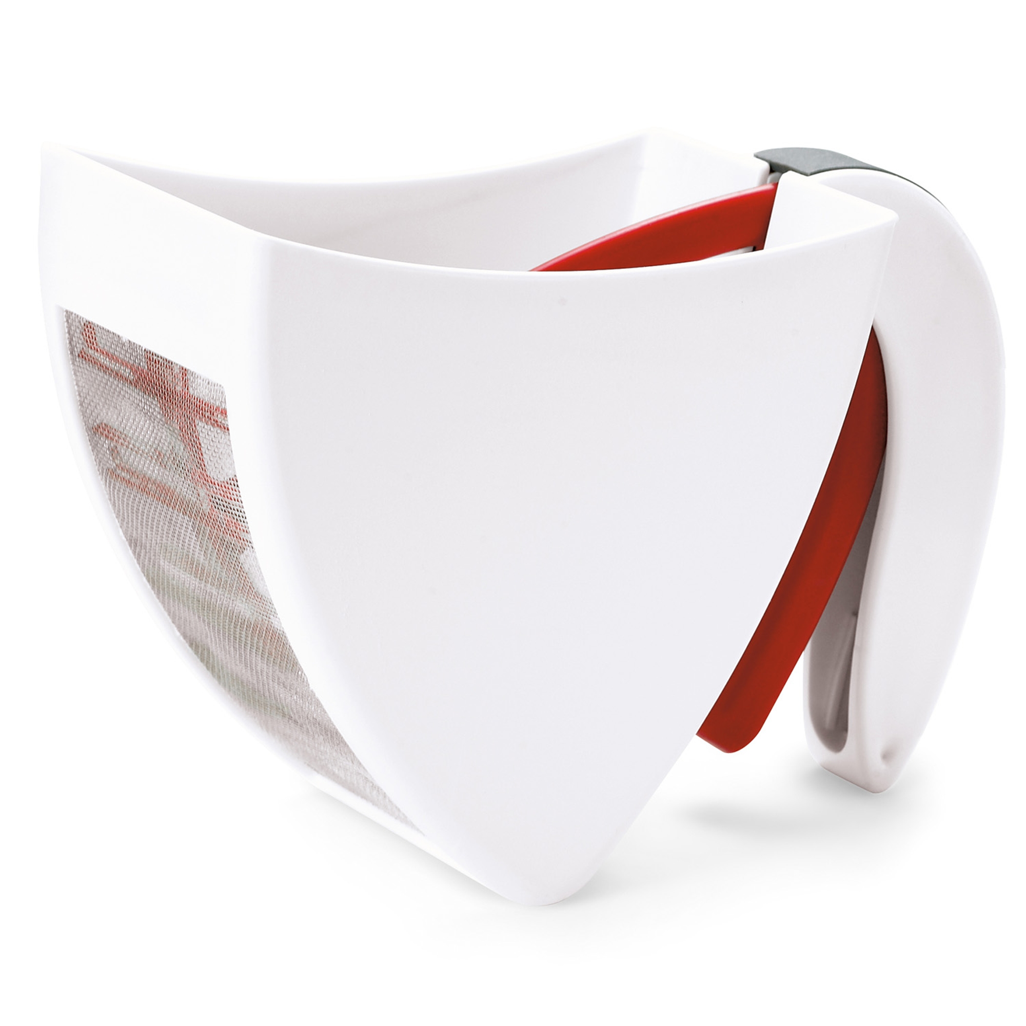 CUISIPRO Scoop And Sift One Handed Flour Sugar Sifter - White