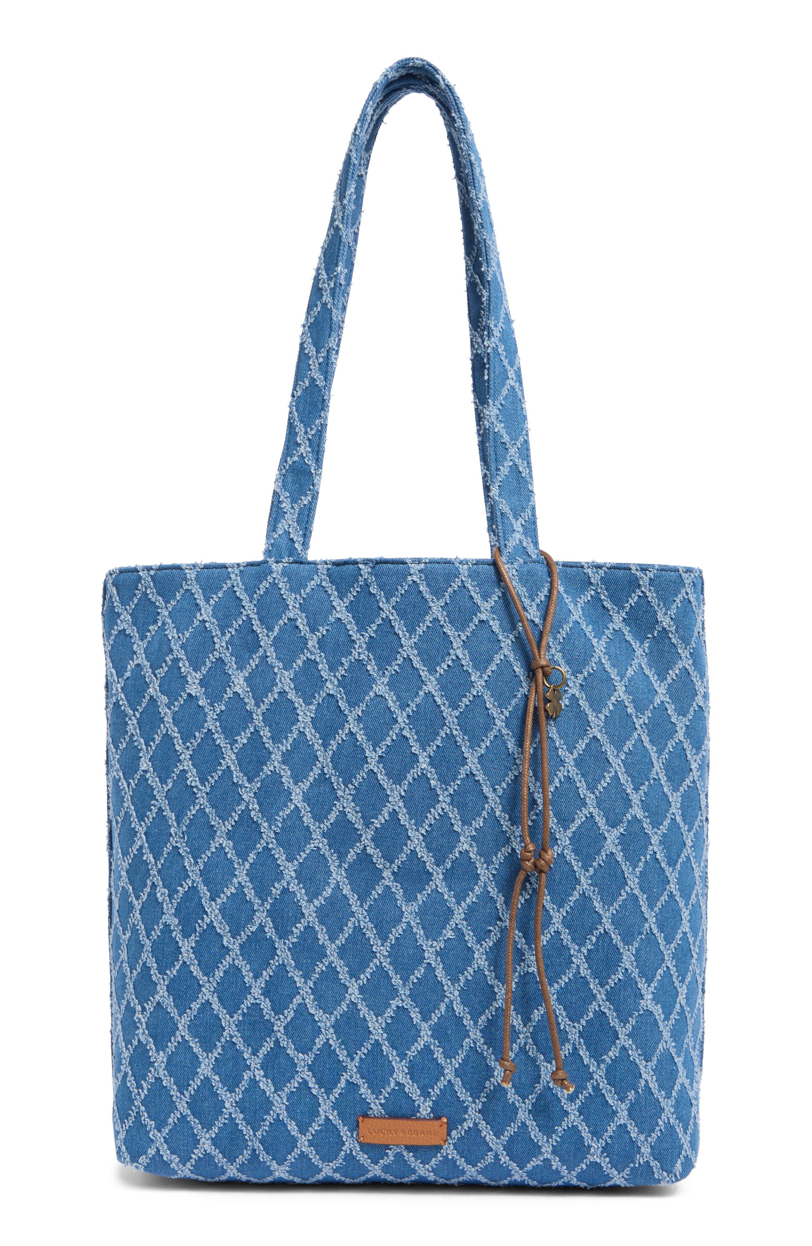 Pira Canvas Book Tote Bag, Alternate, color, DIAMOND DENIM