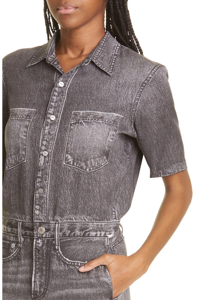 rb Miramar Denim Dress, Alternate, color, BLACK MAGIC