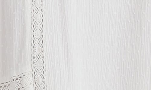 Talisman The Label Midas Clip Dot Maxi Skirt In Off White Dobby