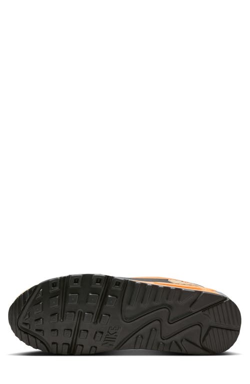 Nike Air Max 90 Drift Sneakers In Rattan/bright Mandarin/royal
