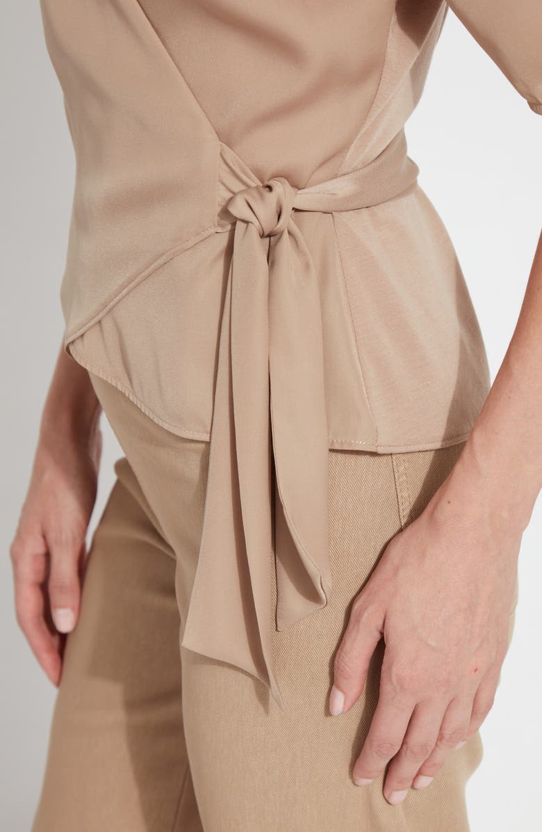 Lysse Juno Wrap Top, Alternate, color, Tanned