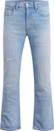 Hudson Jeans Walker Ripped Kick Flare Jeans