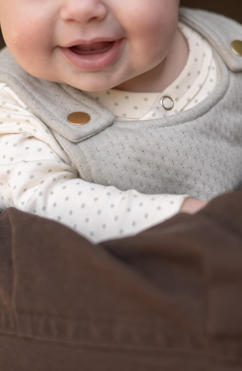 Pehr Cloud Organic Cotton Overalls, Alternate, color, Soft Sea