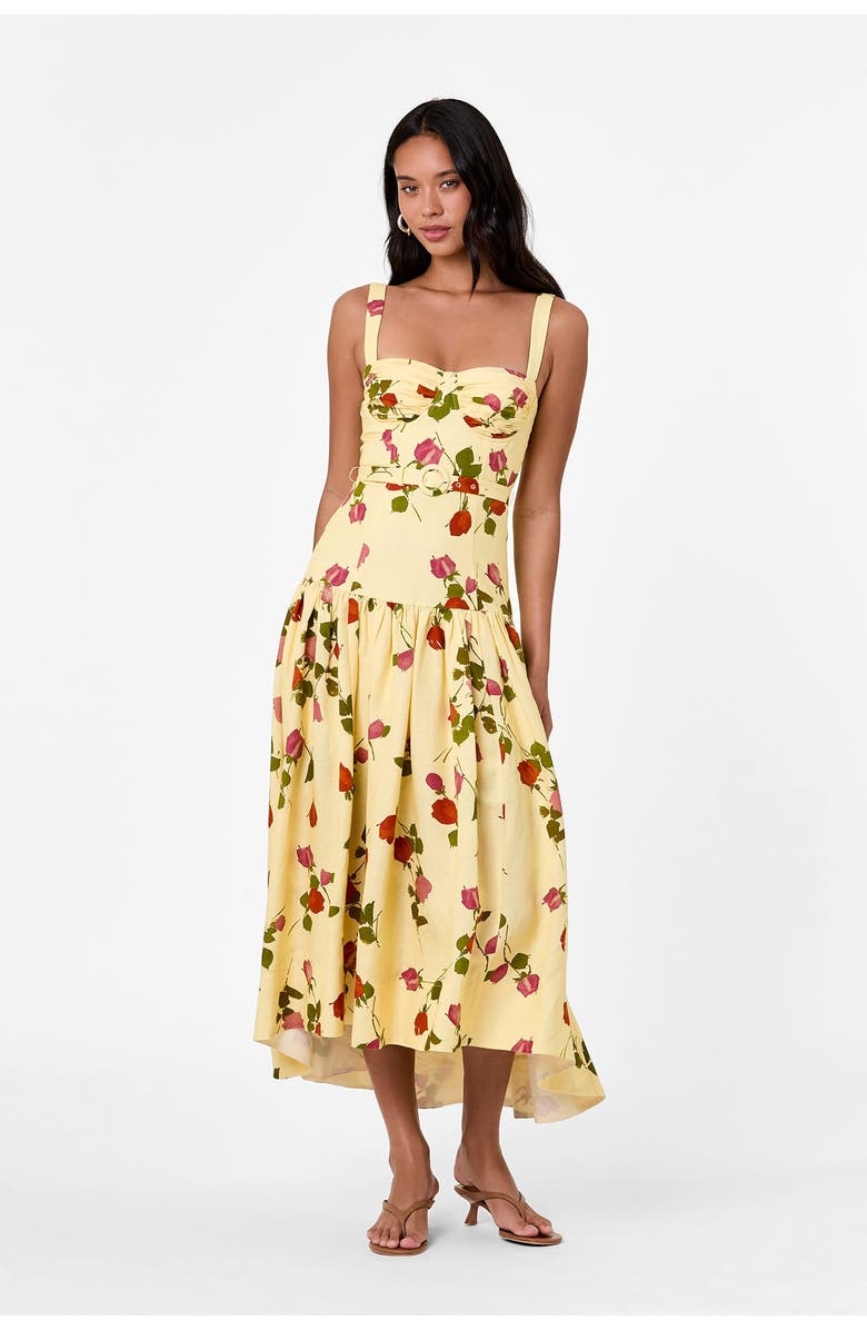 NICHOLAS Drenica Dress, Main, color, Fallen Roses