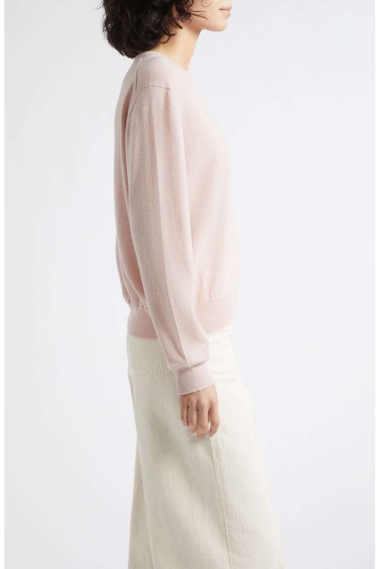 Lunan Cashmere Crewneck Sweater, Alternate, color, HIGHLAND ROSE
