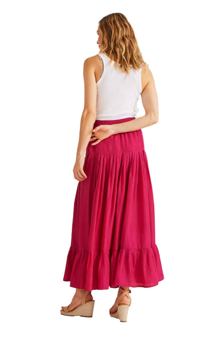 Lourdes Skirt, Alternate, color, Magenta