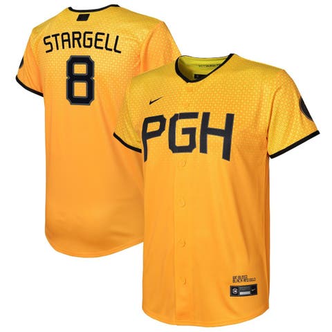 Youth Nike Willie Stargell Gold Pittsburgh Pirates City Connect Replica Player Jersey