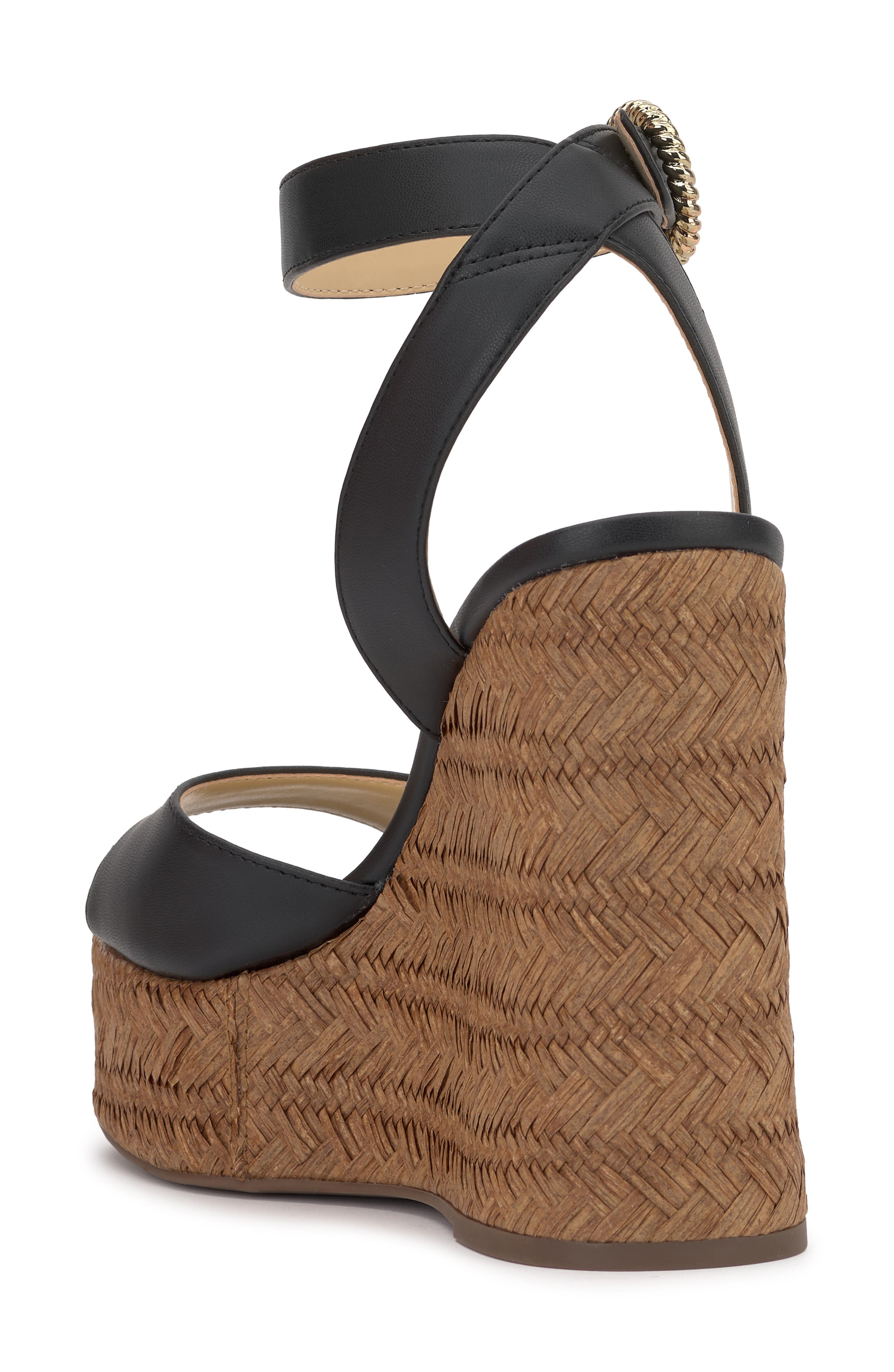 Jessica Simpson Kamindi Platform Wedge Sandal, Alternate, color, Black