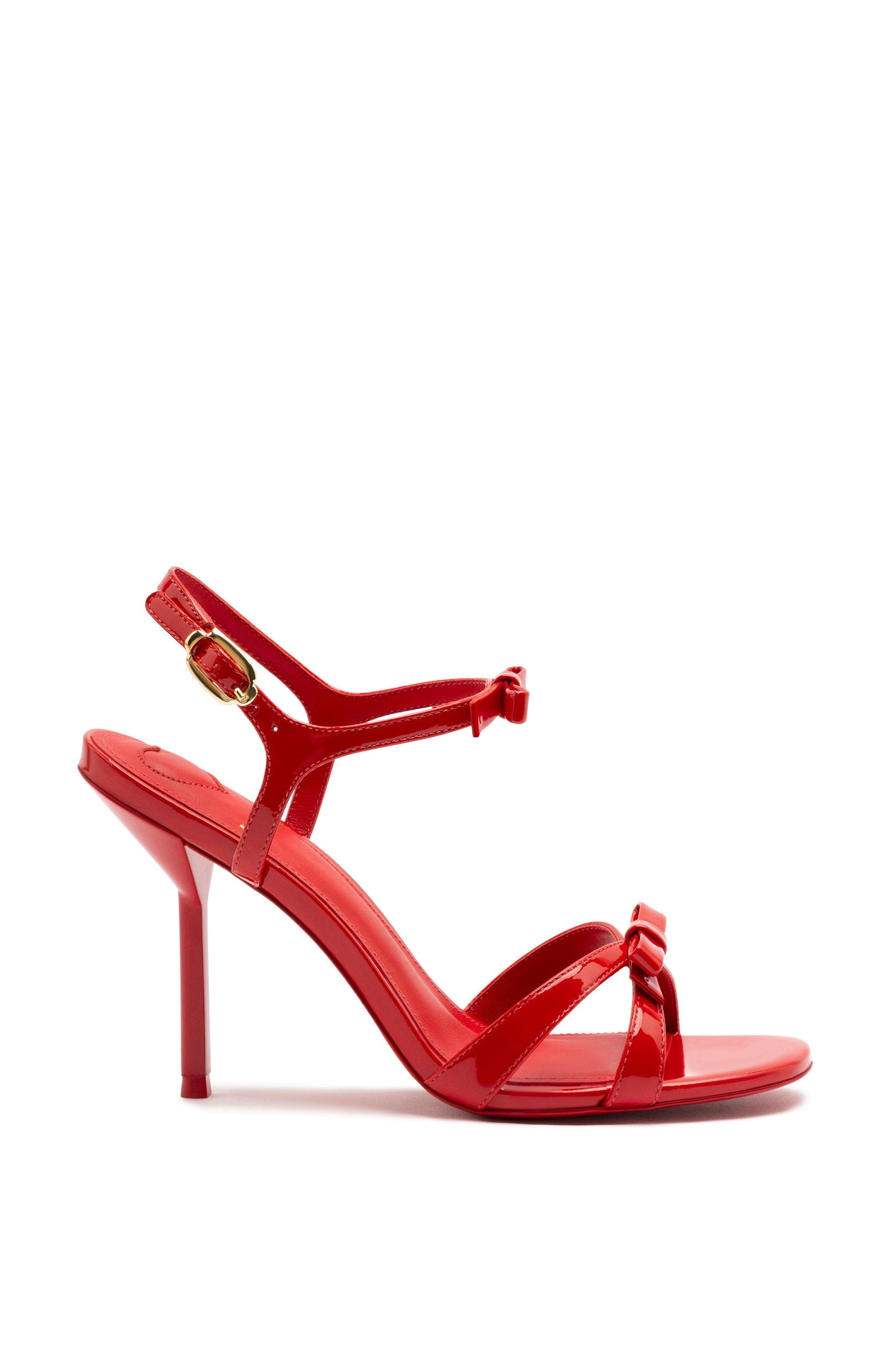 Larroudé Brooks Sandal, Main, color, Scarlet