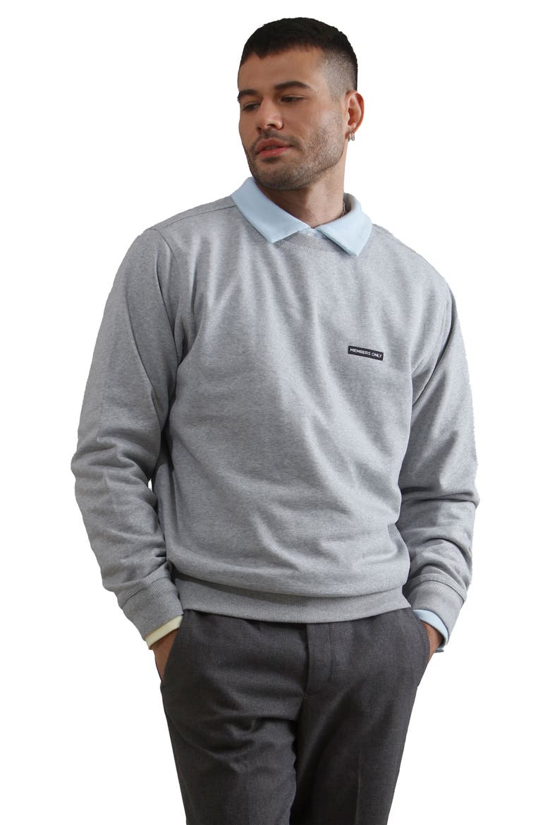 Preston Crew Neck Sweatshirt, Main, color, Grey
