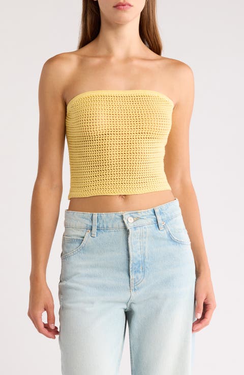 Great Open Stitch Tube Top