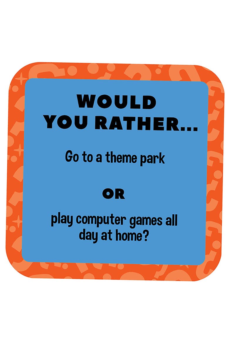 Would You Rather Card Game, Alternate, color, Multicolored