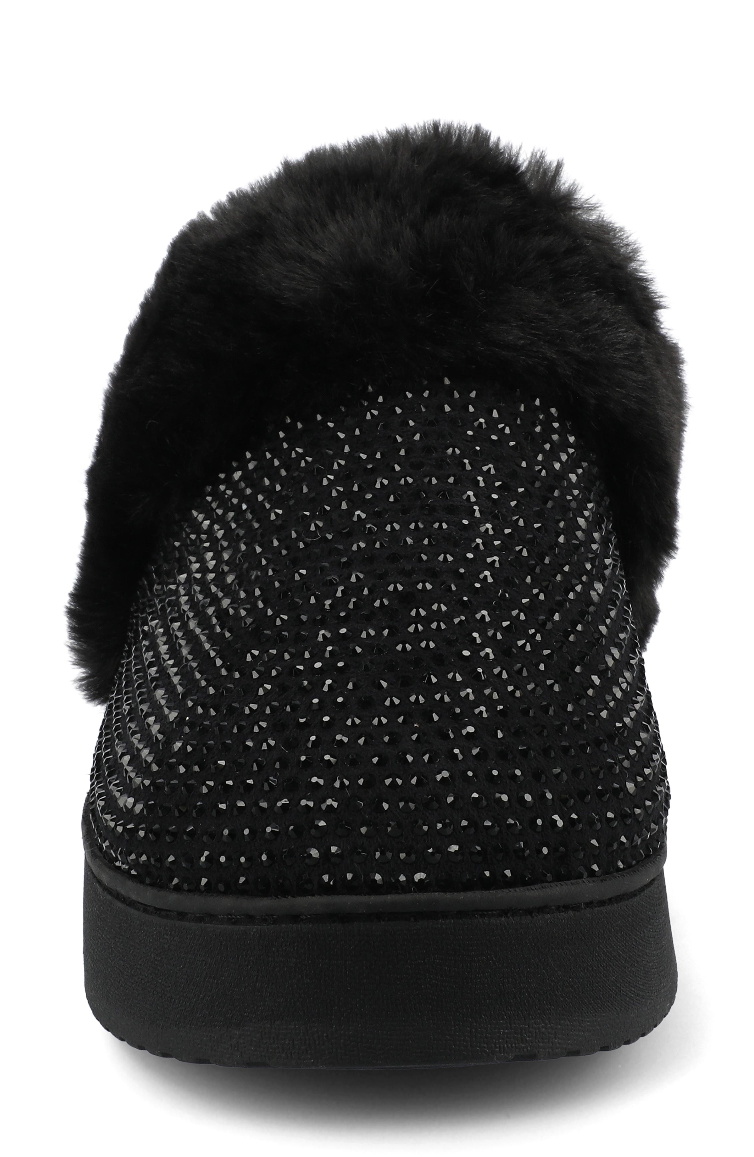 Journee Collection Ember Faux Shearling Slipper, Alternate, color, 