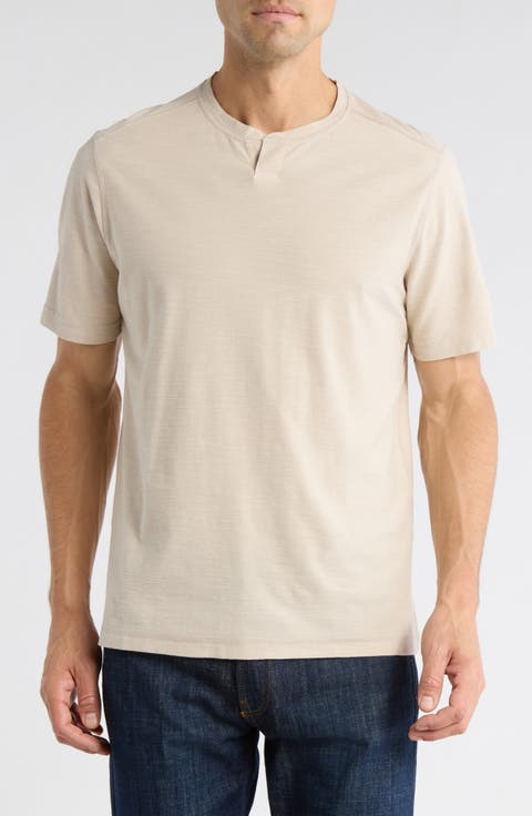 Havana Notch Neck Cotton T-Shirt