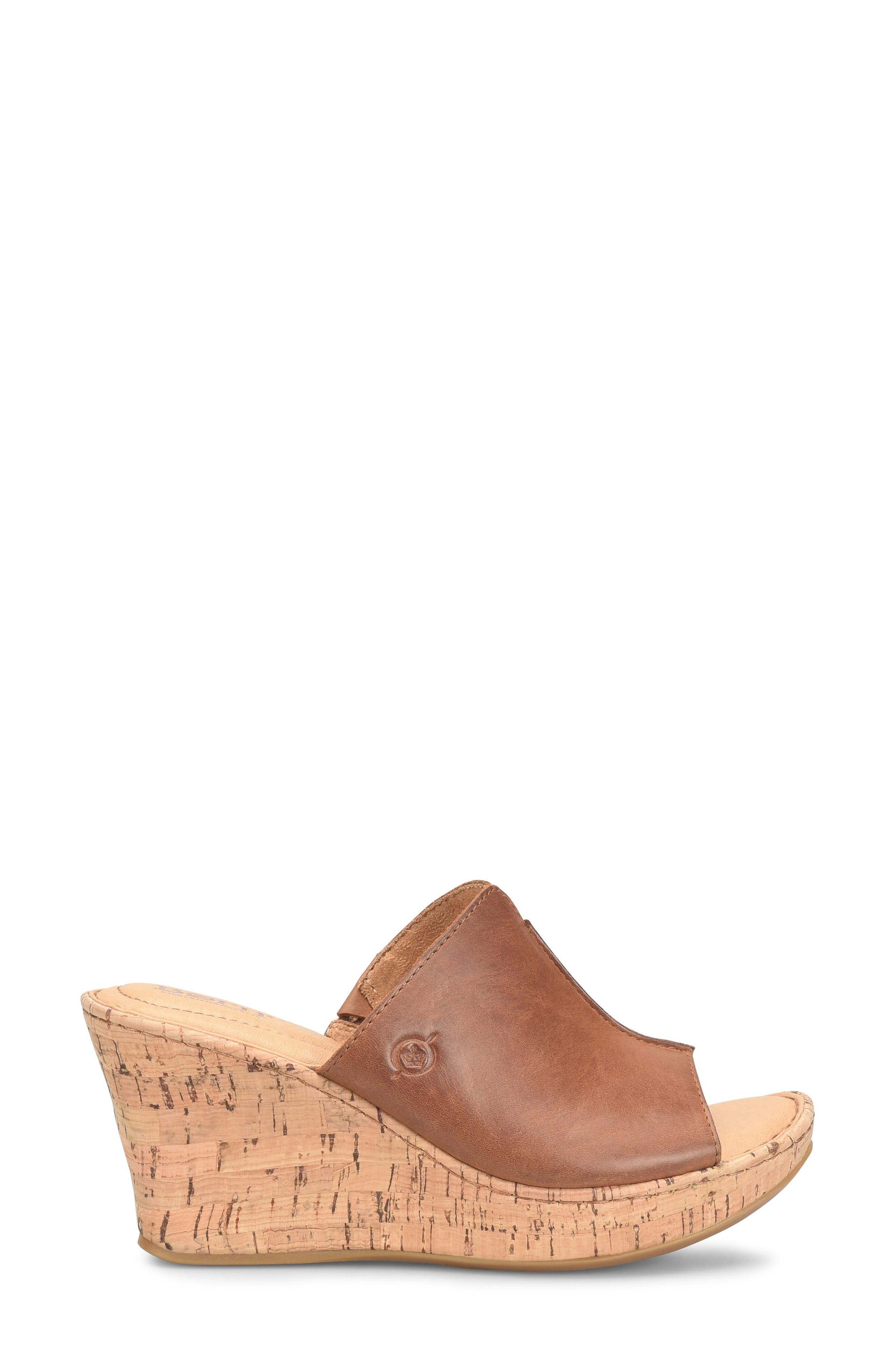 Børn Arie Platform Wedge Sandal, Alternate, color, 