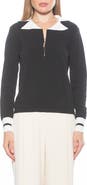 Alexia Admor Wyatt Long Sleeve Knit Sweater Top