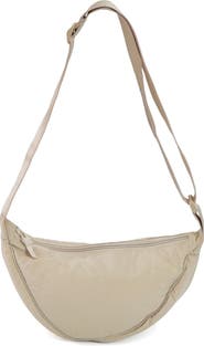 Adornia Cream Sporty Adjustable Moon Bag