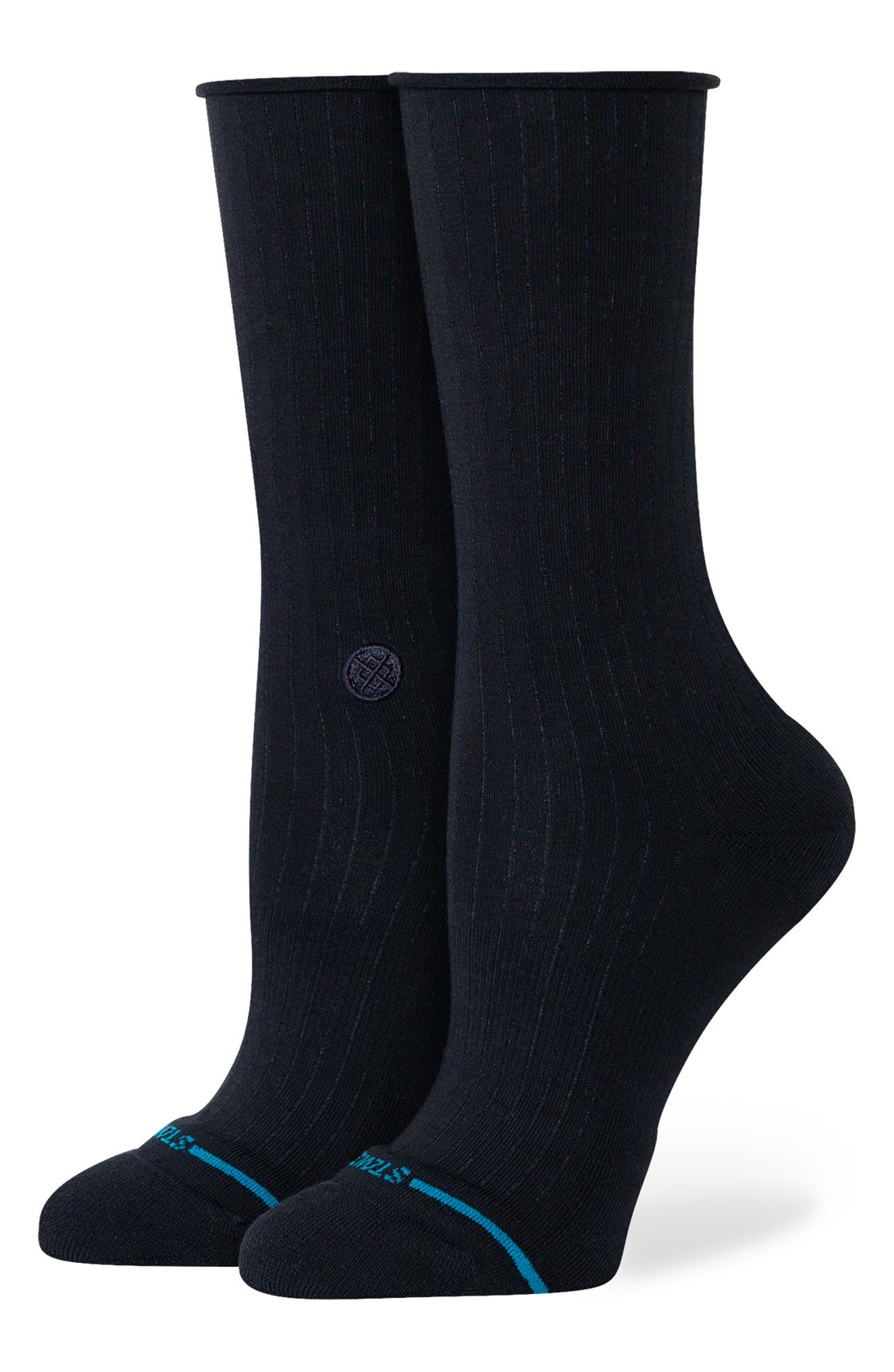 Rolled Crew Socks