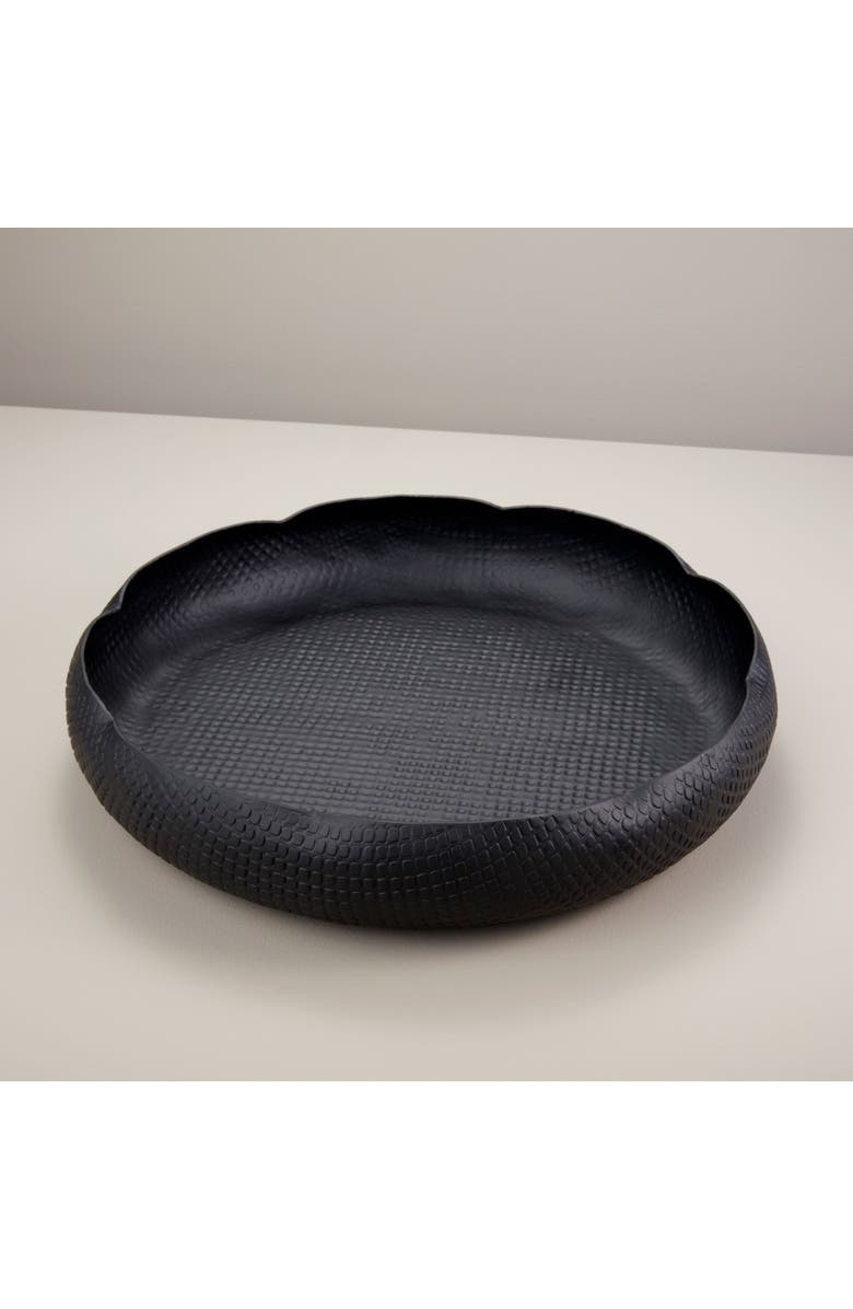 Be Home Wallis Aluminum Low Bowl, Alternate, color, Black