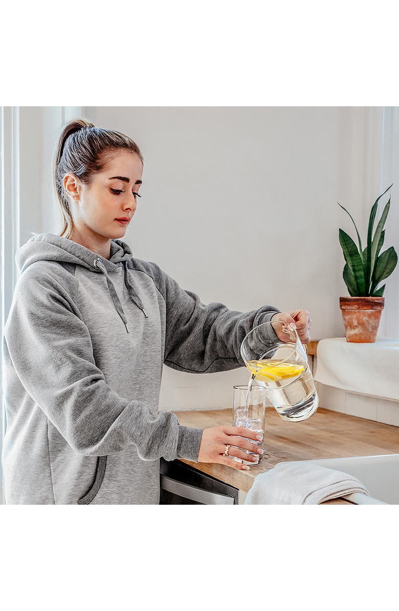 JoyJolt Glass Pitcher and Highball Glass Set, Alternate, color, 