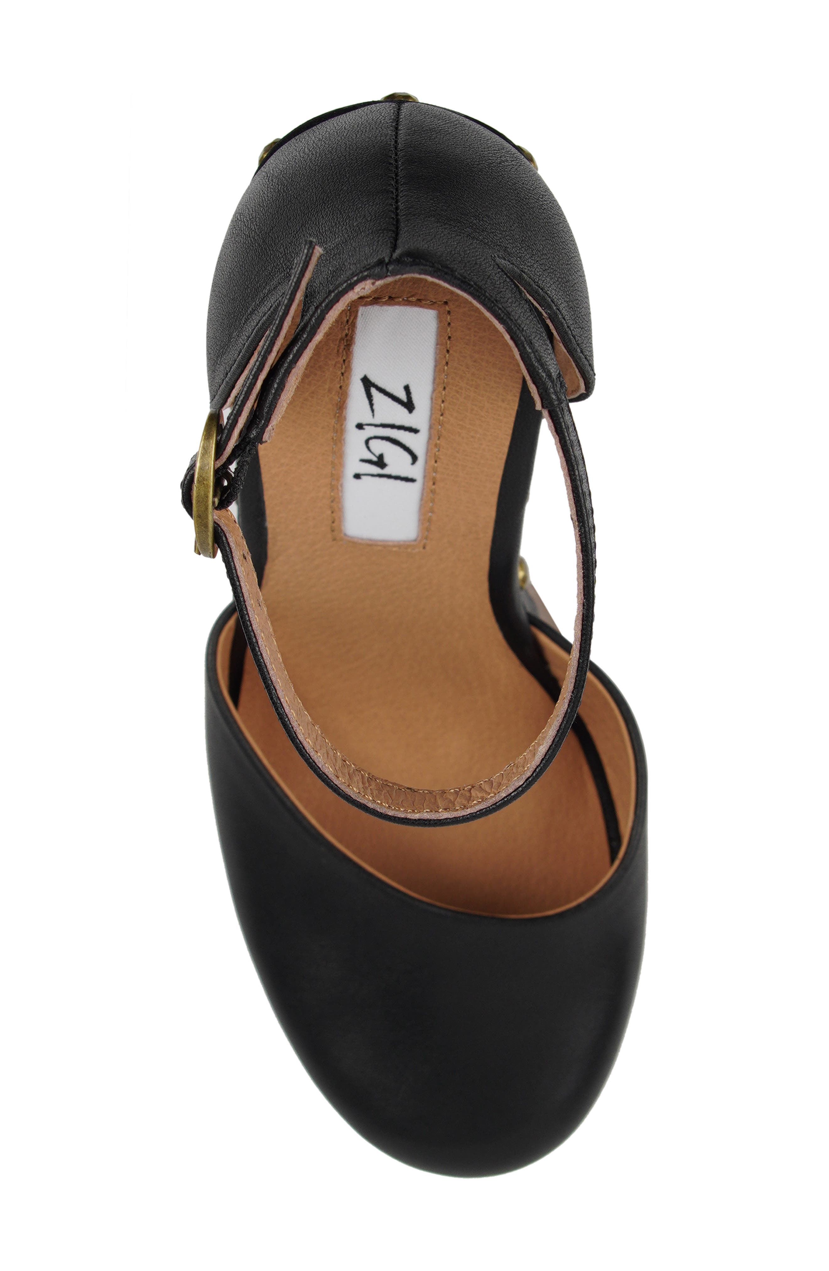 ZIGI Divaa Ankle Strap Platform Pump, Alternate, color, Black
