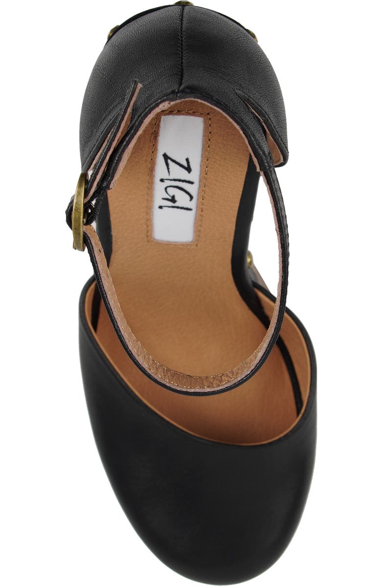 ZIGI Divaa Ankle Strap Platform Pump, Alternate, color, Black