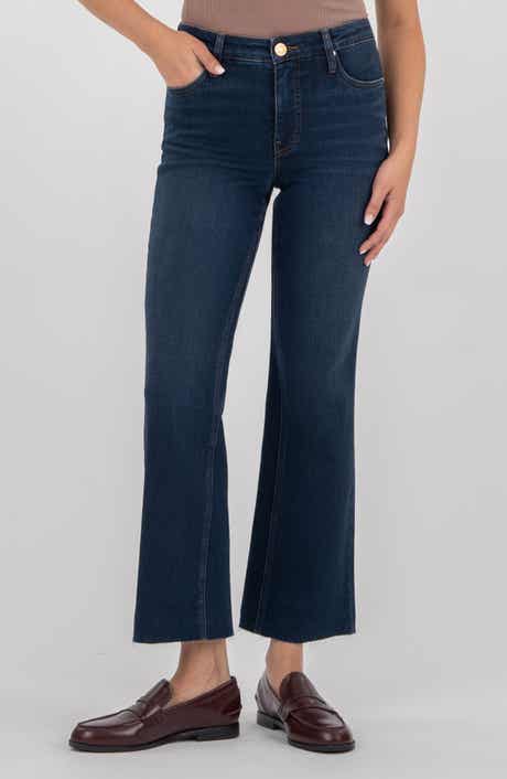 Kelsey Raw Hem Kick Flare Jeans