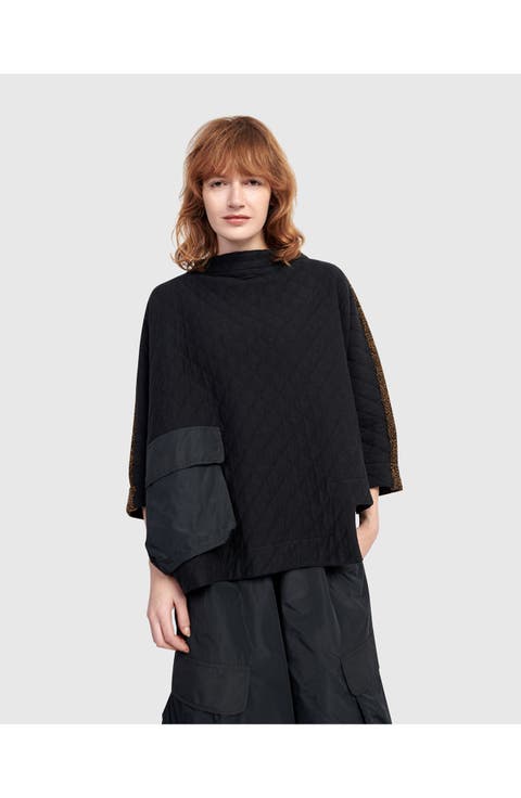 Sah Quilted Pullover