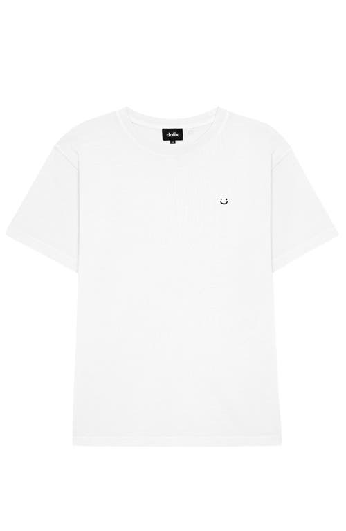 Dalix Mens Lil Smile Midweight Garment Dye Tee